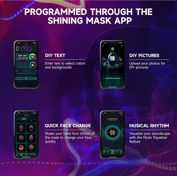 LED Display Mask - Picture 5 of 5